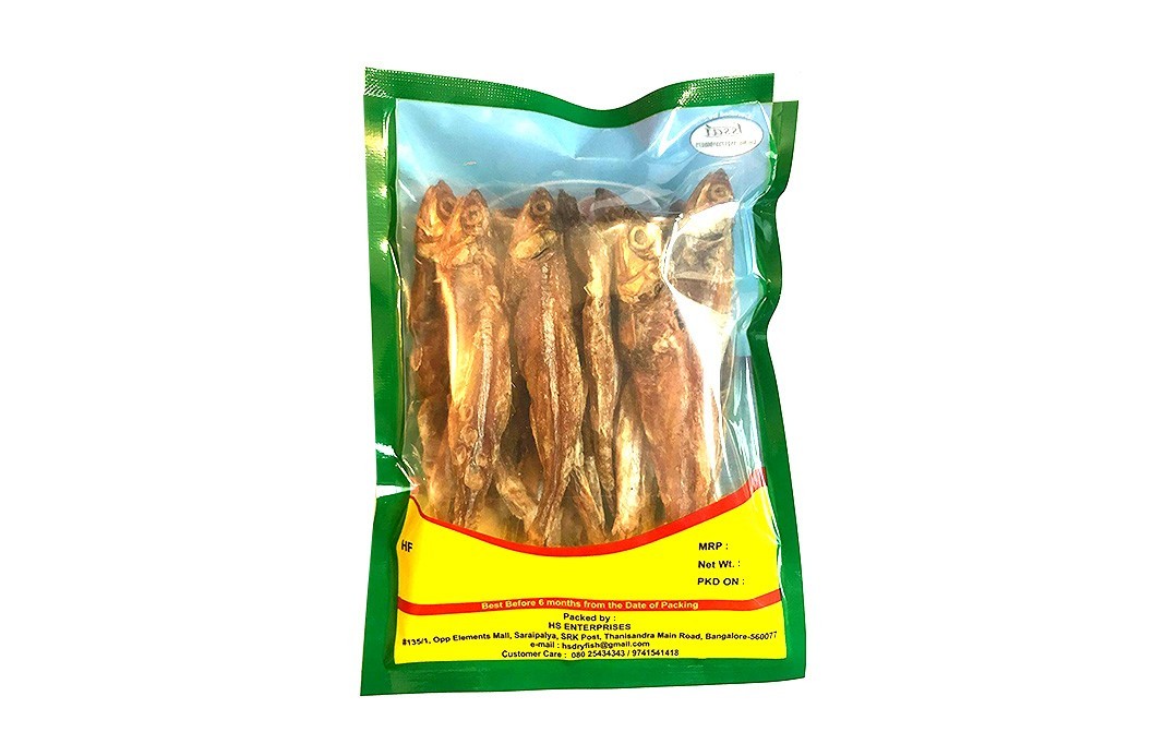 H.S.Dry Fish Dry Big Anchovies Nathli    Pack  100 grams